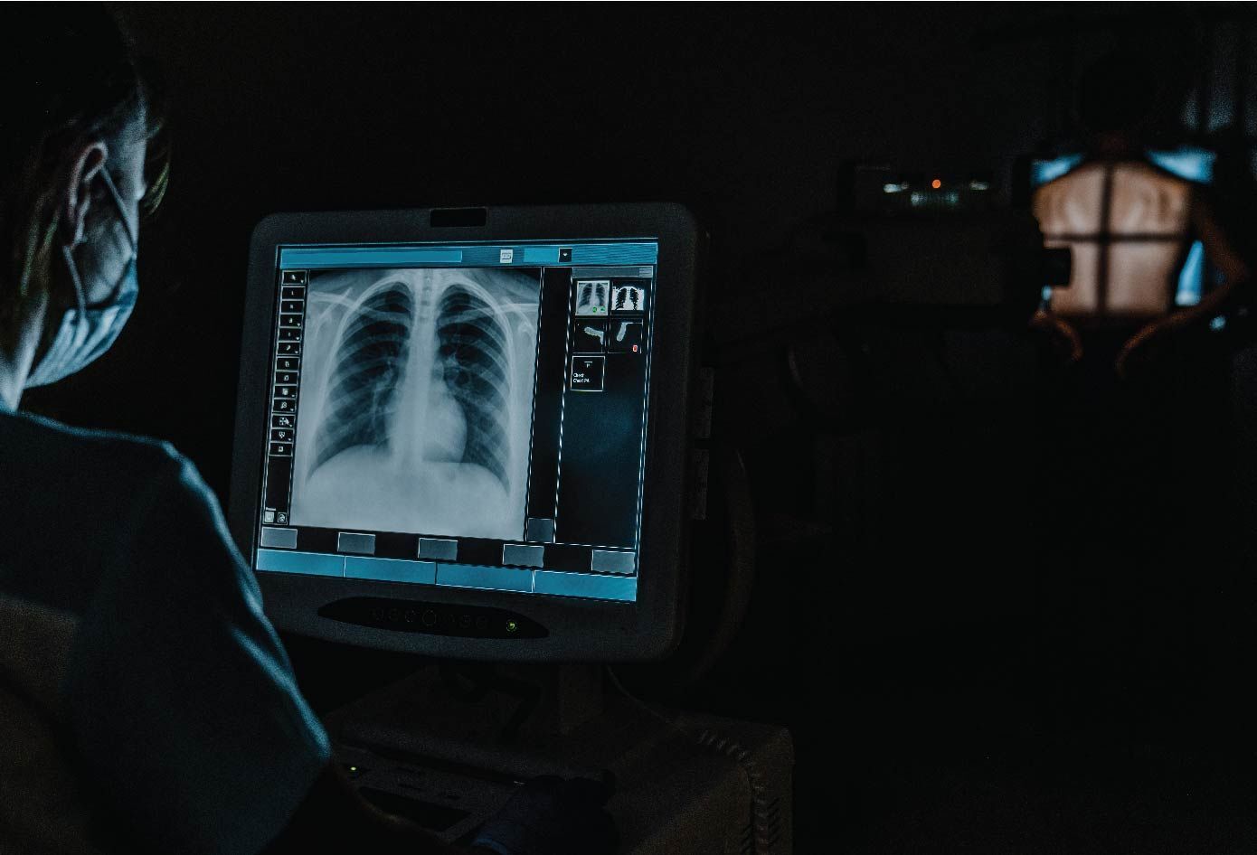 Dark field xray