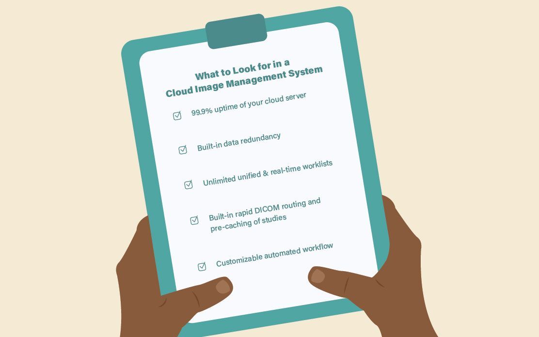 Items to look for in a cloud image management system
