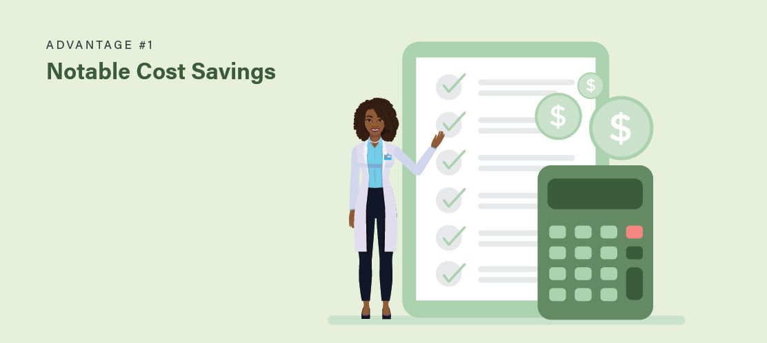 Advantages of VNA - Cost savings