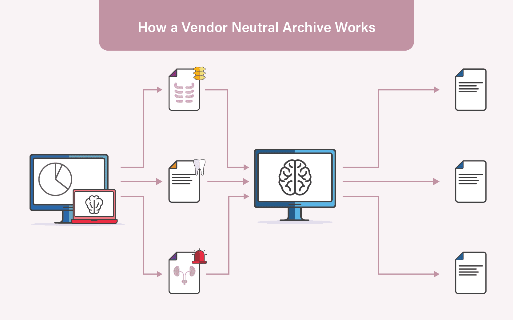 how vendor neutral archive works