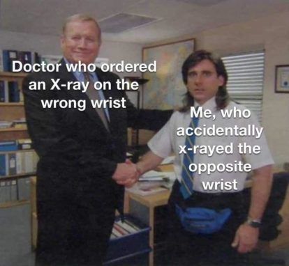the office x ray joke radiology
