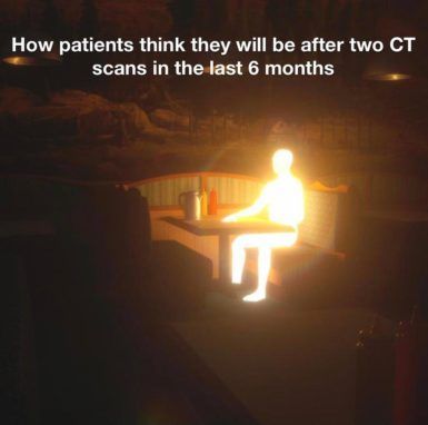 radiology funny meme glowing
