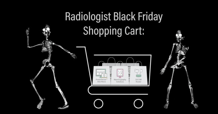 Radiologist Black Friday Shopping cart