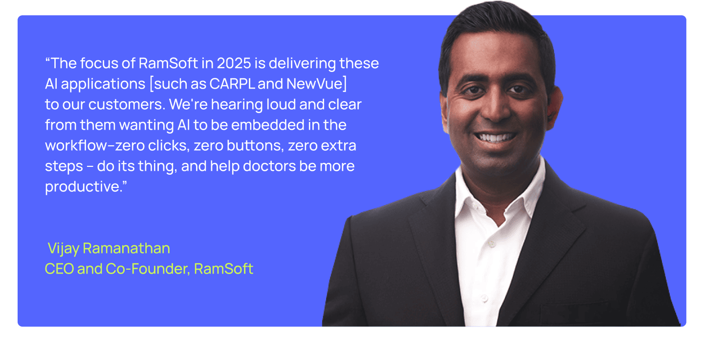 Vijay Ramanathan's quote about AI Applications